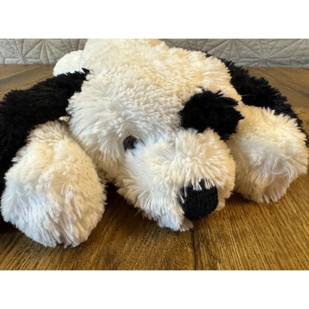 Animal Alley Toys R Us Stuffed Plush Puppy Dog 18 Inch 2007 Black White Floppy